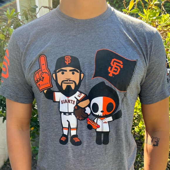 Tultex Other - TOKIDOKI SAN FRANCISCO GIANTS MEN T SHIRT BASEBALL TEAM SERGIO ROMO MLB TULTEX M